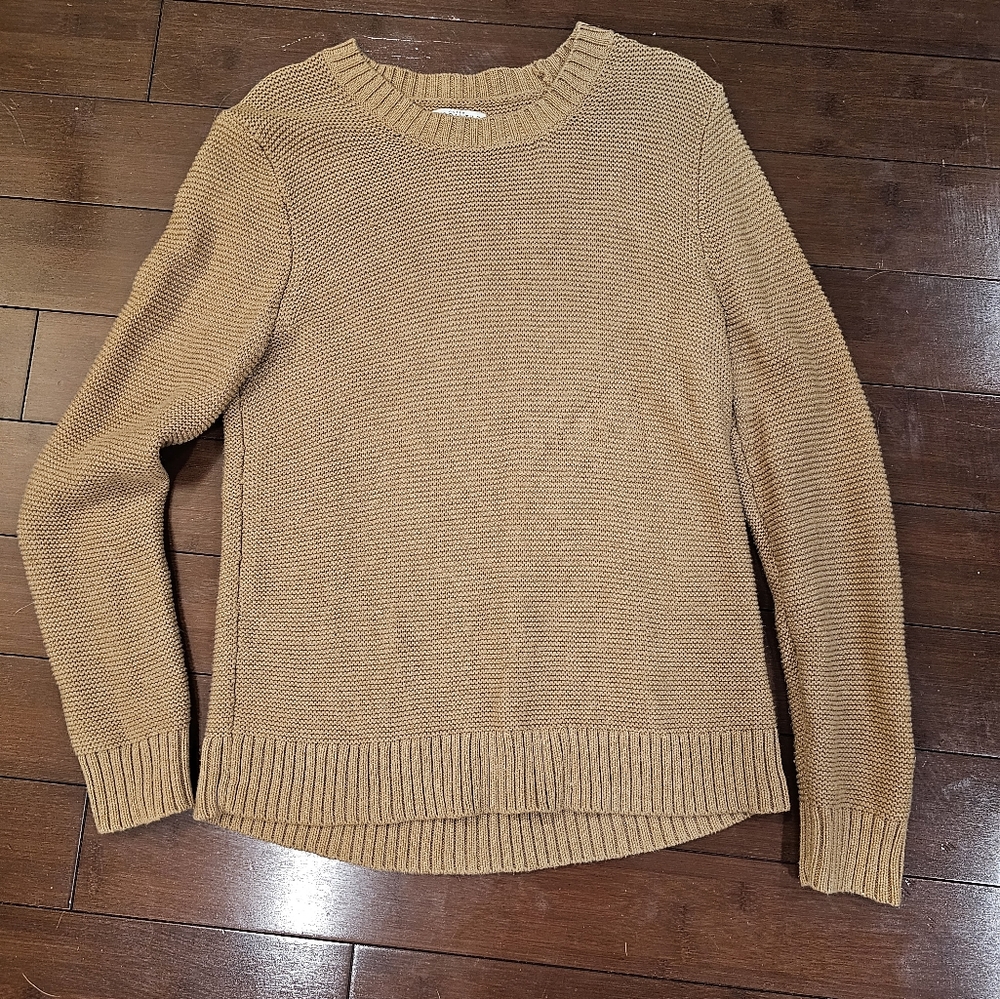 J Crew Mercantile Camel Sweater Small